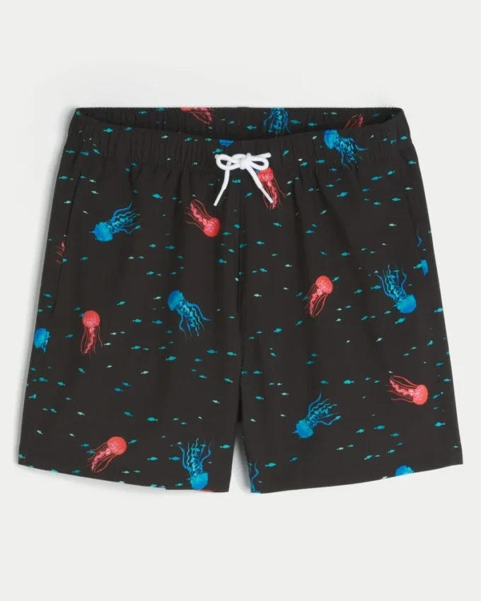 Mid-Thigh Volley Swim Trunks