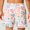 Mid-Thigh Volley Swim Trunks