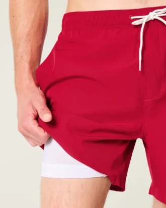 Mid-Thigh Volley Swim Trunks