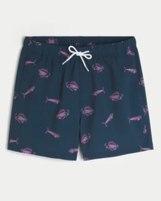 Mid-Thigh Volley Swim Trunks