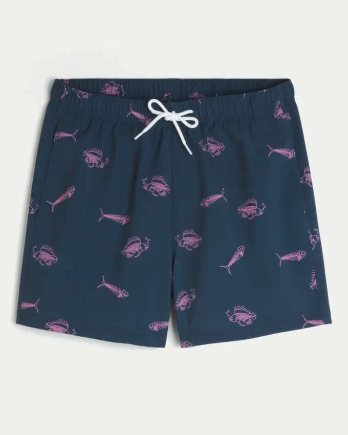 Mid-Thigh Volley Swim Trunks