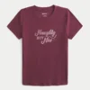 Naughty But Nice Graphic Baby Tee
