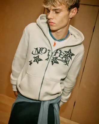 No Fear Graphic Zip-Up Hoodie No Fear Graphic Zip-Up Hoodie