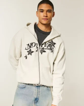 No Fear Graphic Zip-Up Hoodie No Fear Graphic Zip-Up Hoodie