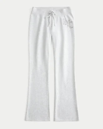 NYC Graphic Bootcut Sweatpants