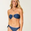 O-Ring Bandeau Bikini Top