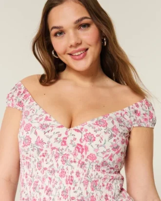 Off-the-Shoulder Asymmetrical Hem Mini Dress