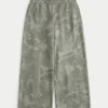Olive Camo Baggy Sweatpants
