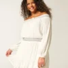 On/Off-the-Shoulder Woven Dress On/Off-the-Shoulder Woven Dress