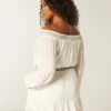 On/Off-the-Shoulder Woven Dress On/Off-the-Shoulder Woven Dress