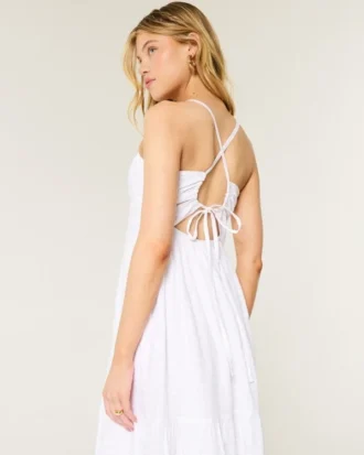 Open Back Maxi Dress
