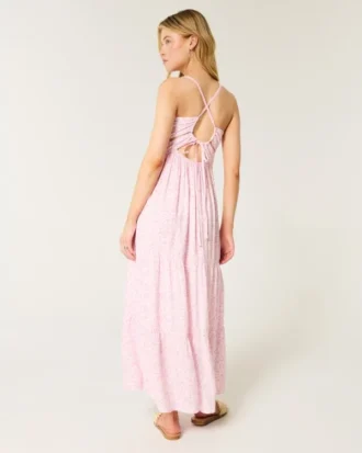 Open Back Maxi Dress