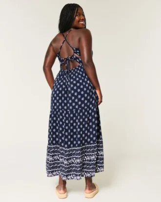 Open Back Maxi Dress