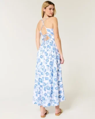 Open Back Maxi Dress