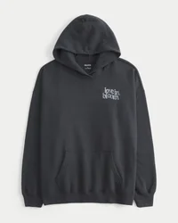 Oversized Butterfly Graphic Hoodie