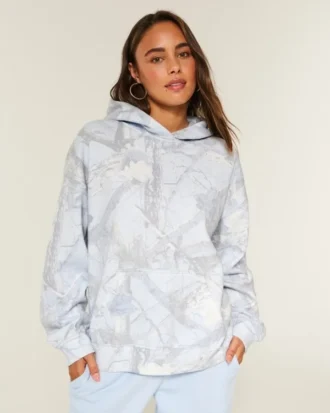Oversized Camo Hoodie