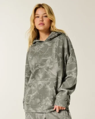 Oversized Camo Hoodie