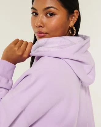 Oversized Camo-Lined Hood Hoodie Oversized Camo-Lined Hood Hoodie