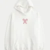 Oversized Candy Cane Graphic Hoodie Oversized Candy Cane Graphic Hoodie