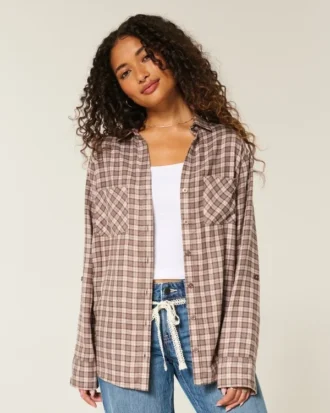 Oversized Flannel Shirt