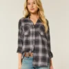 Oversized Flannel Shirt