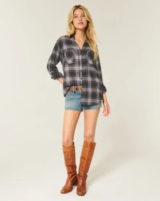 Oversized Flannel Shirt