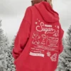Oversized Glitter Print Sugar Graphic Hoodie Oversized Glitter Print Sugar Graphic Hoodie