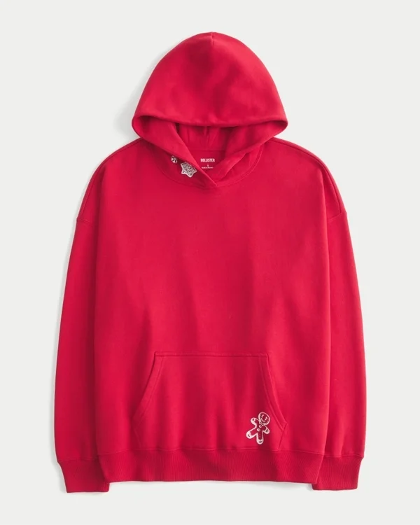 Oversized Glitter Print Sugar Graphic Hoodie Oversized Glitter Print Sugar Graphic Hoodie