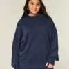 Oversized Mock-Neck Sweatshirt