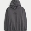 Oversized Sparkle Logo Graphic Hoodie Oversized Sparkle Logo Graphic Hoodie