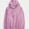 Oversized Sparkle Logo Graphic Hoodie Oversized Sparkle Logo Graphic Hoodie