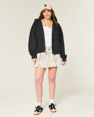 Oversized Zip-Up Hoodie