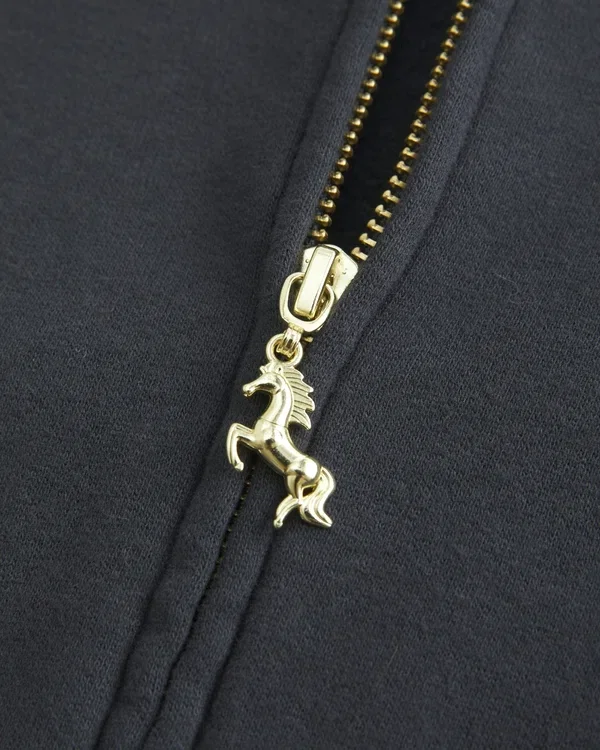 Oversized Zip-Up Lucky in Love Graphic Hoodie Oversized Zip-Up Lucky in Love Graphic Hoodie