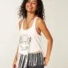 Palm Desert Valley Graphic Fringe Tank