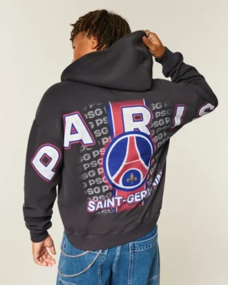 Paris Saint-Germain F.C. Graphic Zip-Up Hoodie