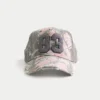 Pink Camo Number Graphic Trucker Hat