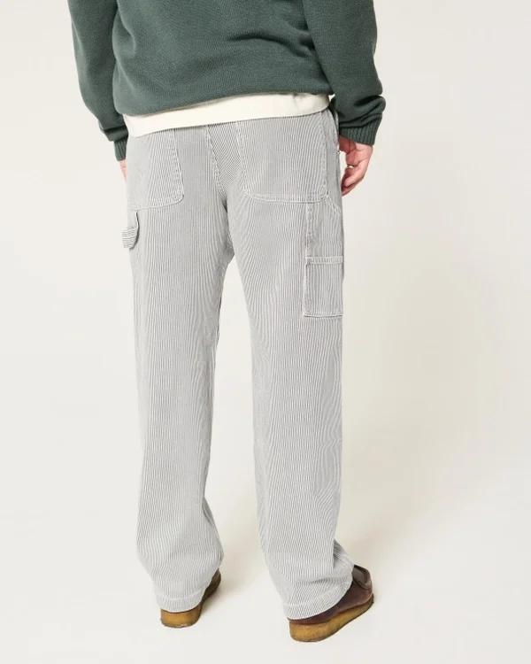 Railroad Stripe Baggy Painter Jeans Railroad Stripe Baggy Painter Jeans