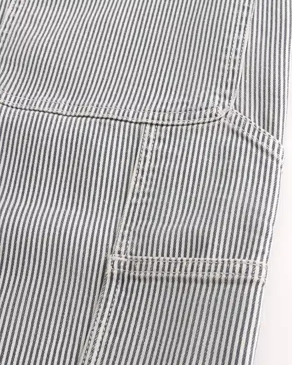 Railroad Stripe Baggy Painter Jeans Railroad Stripe Baggy Painter Jeans