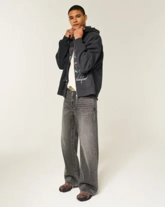 rectangle fit someday tomorrow graphic embellished zip up hoodie 2 330x413 - Rectangle Fit Someday Tomorrow Graphic Embellished Zip-Up Hoodie