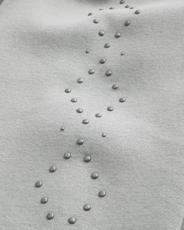 Rectangle Fit Studded Zip-Up Hoodie Rectangle Fit Studded Zip-Up Hoodie