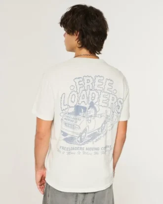 Relaxed Freeloaders Moving Company Graphic Tee
