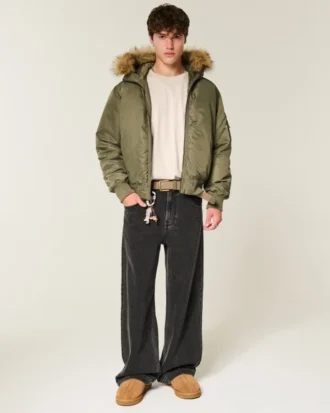 Relaxed Long-Sleeve Cotton Crew T-Shirt