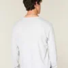 Relaxed Long-Sleeve Cotton Crew T-Shirt