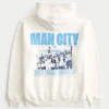 Relaxed Manchester City Graphic Hoodie