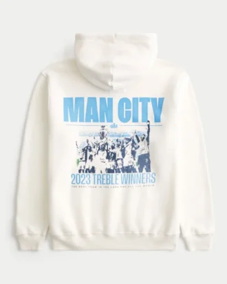 Relaxed Manchester City Graphic Hoodie