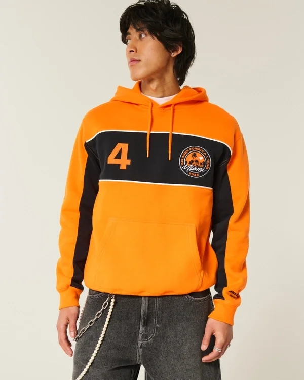 Relaxed McLaren Graphic Hoodie Relaxed McLaren Graphic Hoodie