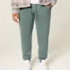 Relaxed Rib Fleece Joggers