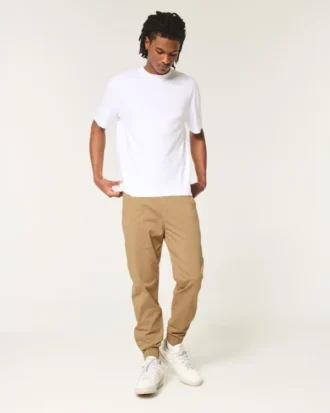 Relaxed Twill Joggers
