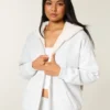 Reversible Faux Fur-Lined Fleece Zip-Up Hoodie Reversible Faux Fur-Lined Fleece Zip-Up Hoodie