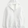 Reversible Faux Fur-Lined Fleece Zip-Up Hoodie Reversible Faux Fur-Lined Fleece Zip-Up Hoodie